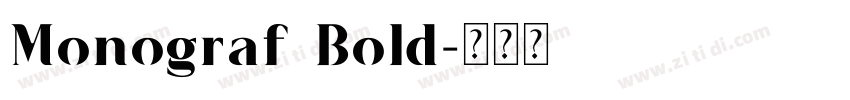 Monograf Bold字体转换 Monograf Bold字体转换